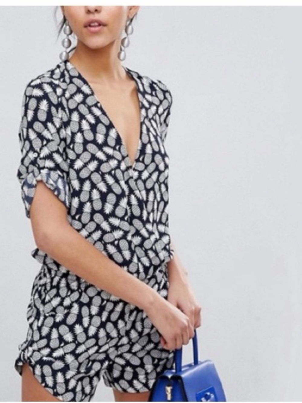 Traffic People‎ Pineapple Print Romper